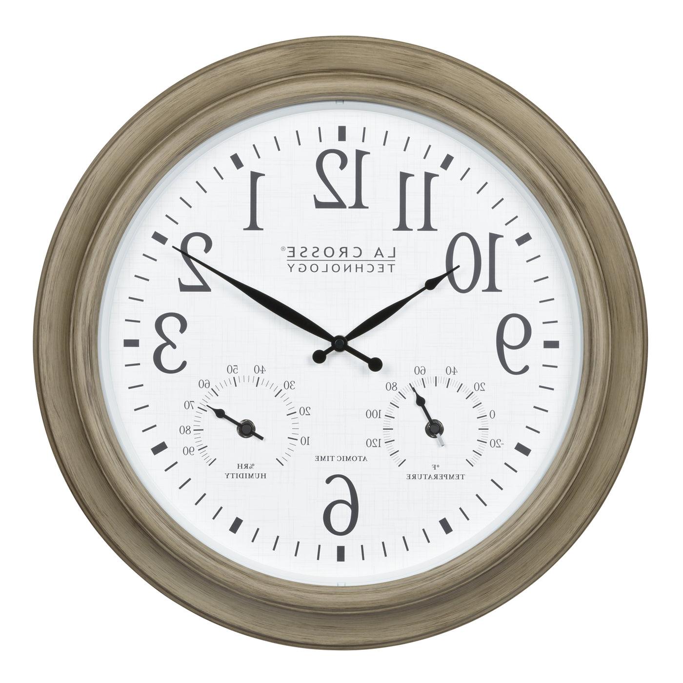 404-89027 18-inch indoor/outdoor atomic wall clock